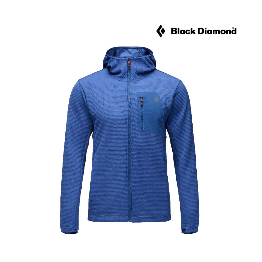 【Black Diamond】 Diverge Full Zip Hoody 保暖連帽外套 攀岩 休閒 外出 登山 跑步 寶藍色