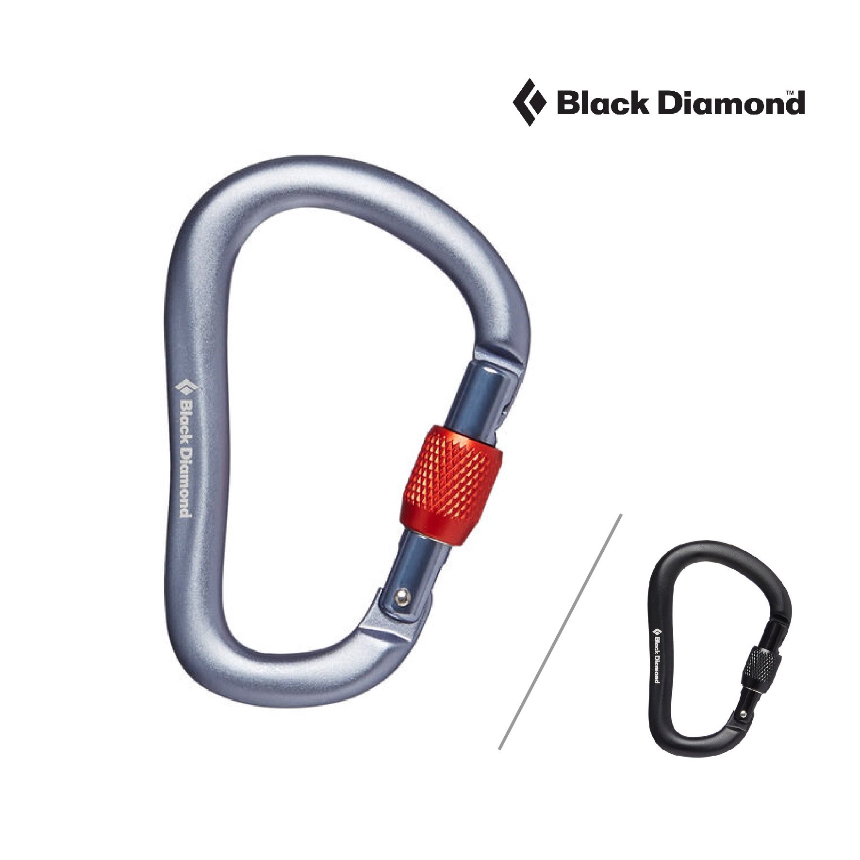 Black Diamond RockLock Screwgate 安全帶鎖鉤環/大D勾環 公司貨