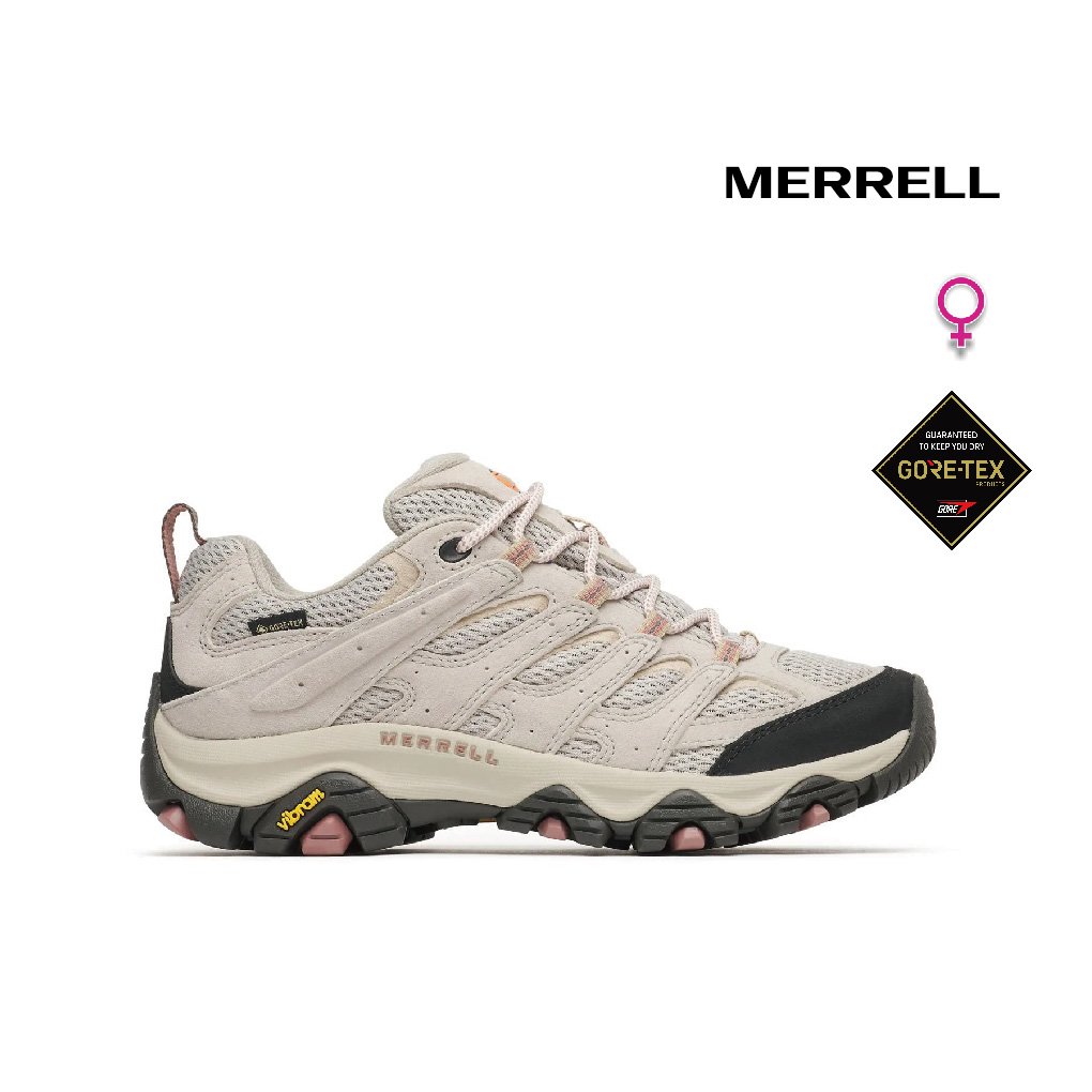 MERRELL MOAB 3 GORE-TEX® 戶外登山健走鞋 女款 玫瑰奶茶色 (036326)