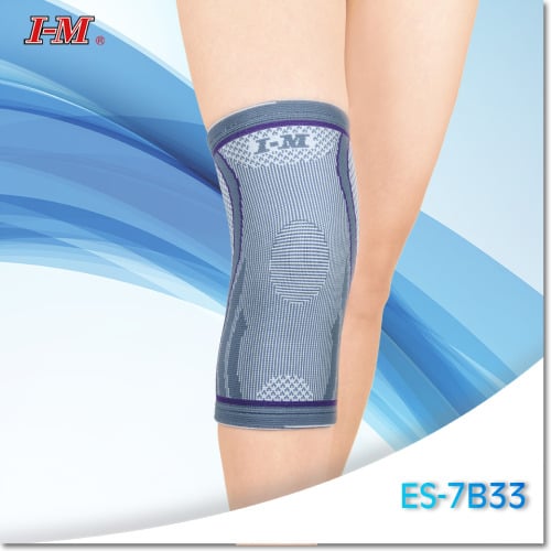 IM-菱格條紋護膝 運動 登山 復健 台灣製造
