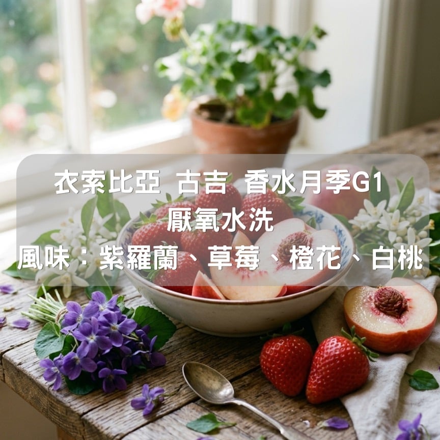 衣索比亞 古吉 香水月季G1厭氧水洗(半磅/濾掛式10包)(複製)