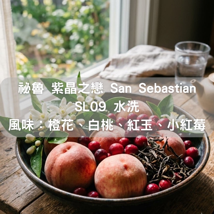 祕魯 紫晶之戀 San Sebastian SL09 水洗(半磅/濾掛式10包)