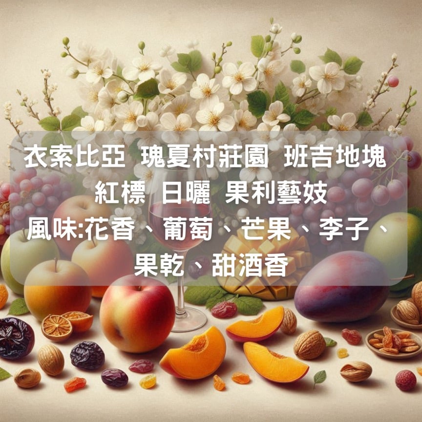 衣索比亞 瑰夏村莊園 果利瑰夏 班吉 地塊 紅標批次 日曬藝妓(半磅/濾掛式10包)