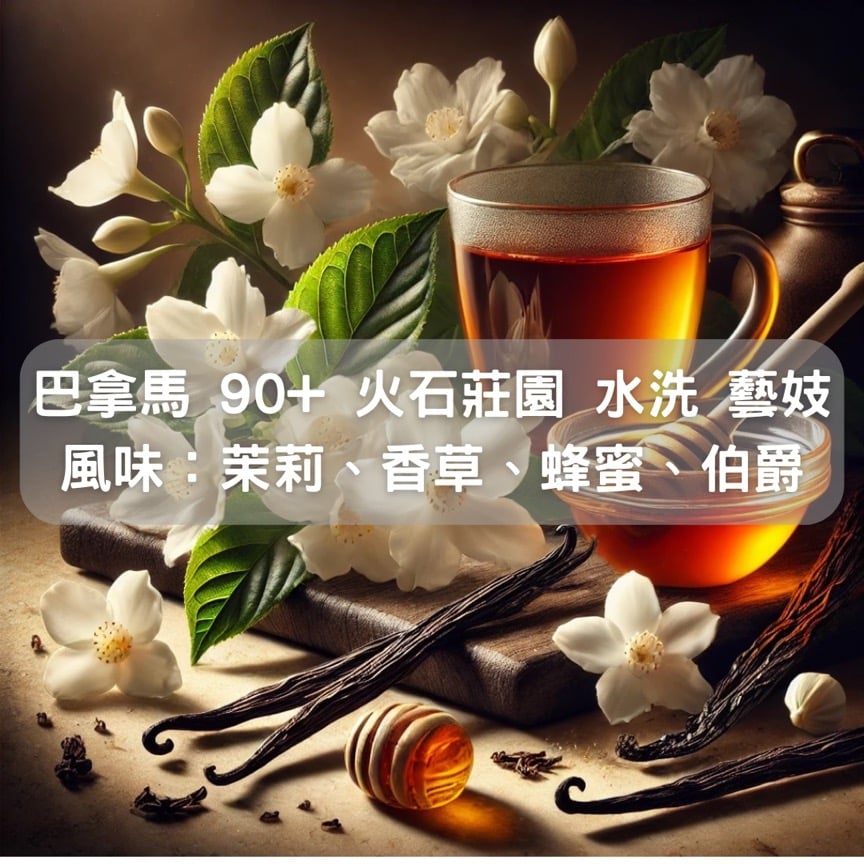 巴拿馬 90+ 火石莊園 水洗 藝妓 (半磅)