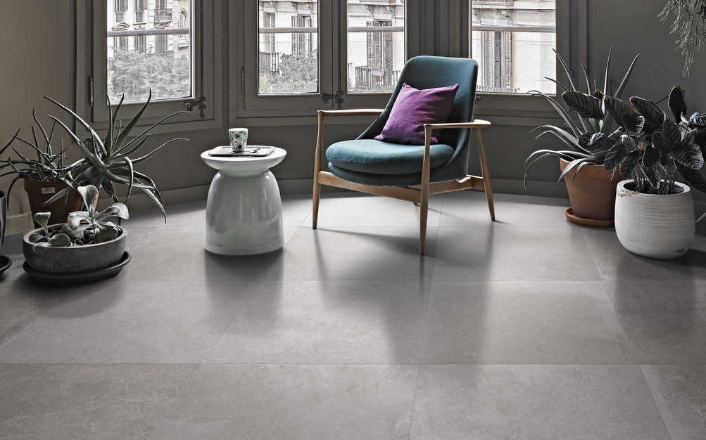 Metropolitan Light Grey 800x800mm Matt Porcelain Floor Tile