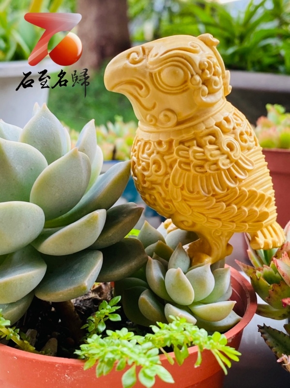 崖柏木與黃楊木擺件| 木雕藝術品- 石至名歸