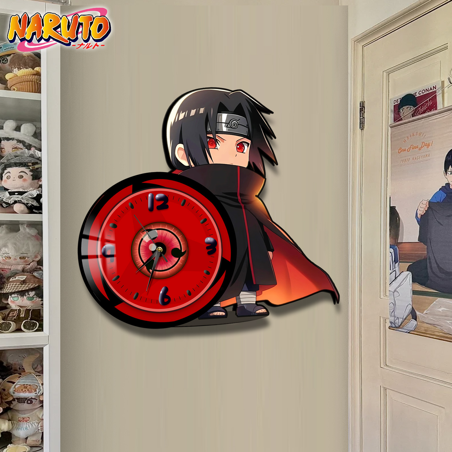 【週邊】阿喵畫社-鼬神血輪眼橫版鐘錶5