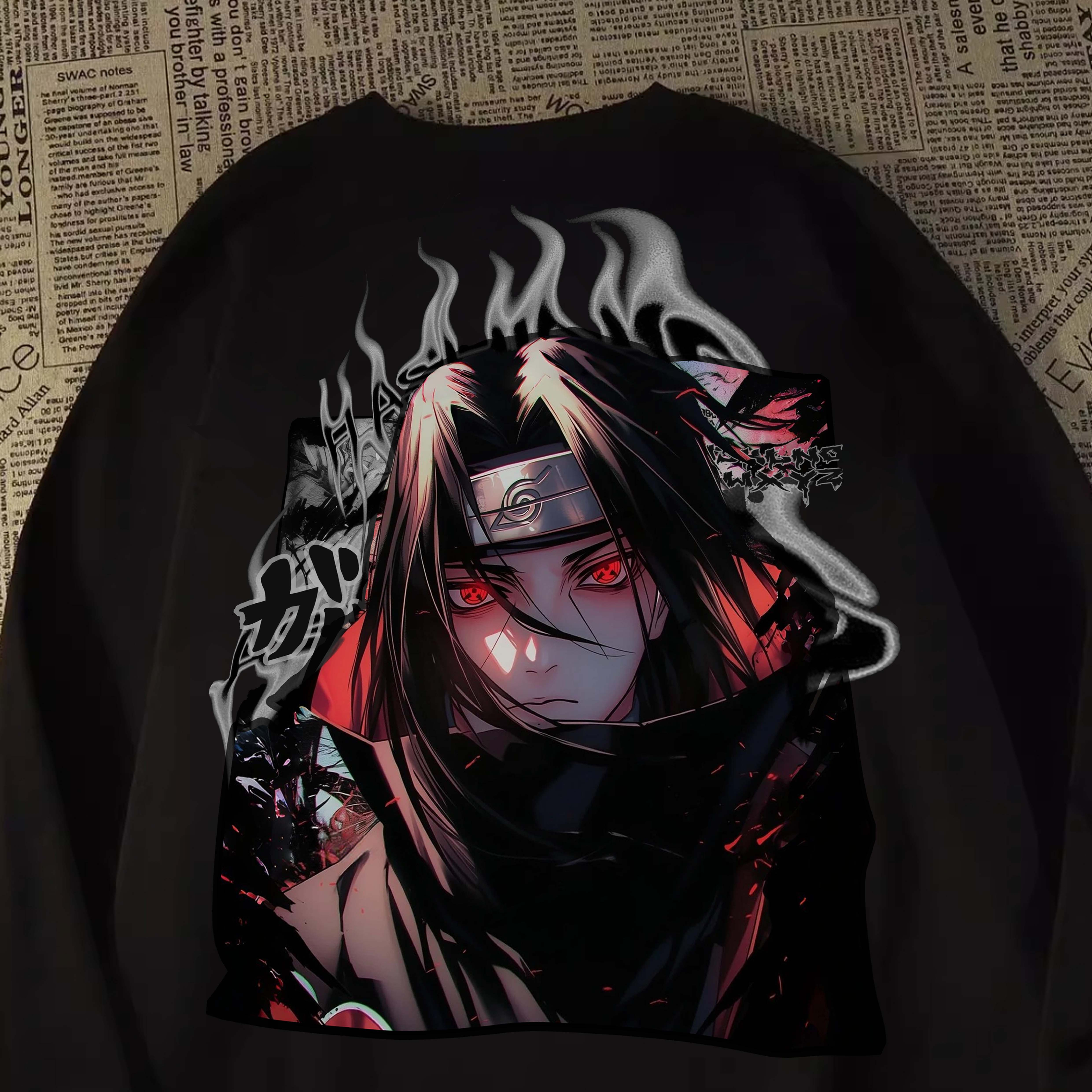 【週邊】阿喵畫社-黑炎鼬神衛衣3