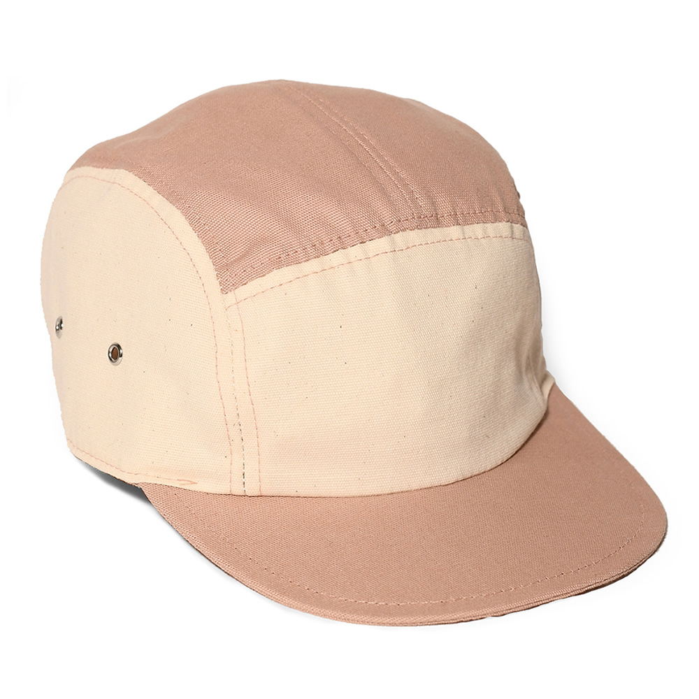 法國KiETLA 兒童遮陽棒球帽(天然棉白&粉)1