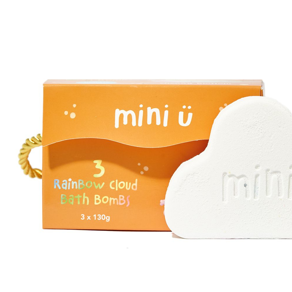 英國MINI U-沐浴爆爆白雲朵朵(130g x 3入)2