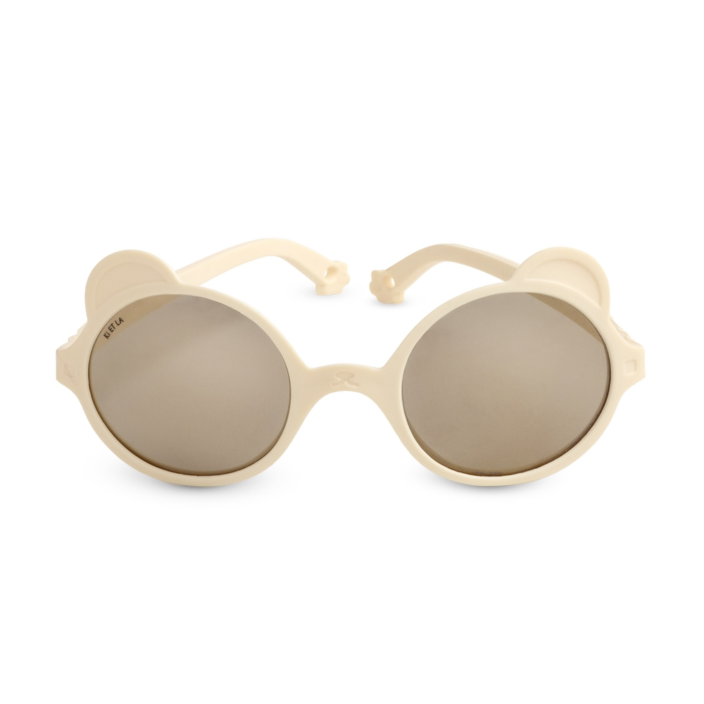 法國KiETLA OURS'ON萌貝熊幼兒太陽眼鏡(1-4Y 象牙白)2