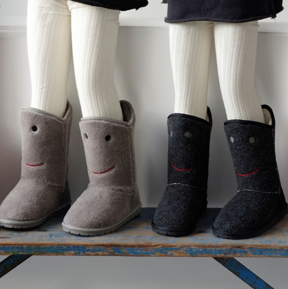 法國BOXBO ESKIMO雪靴-笑瞇瞇(絨絨黑)4