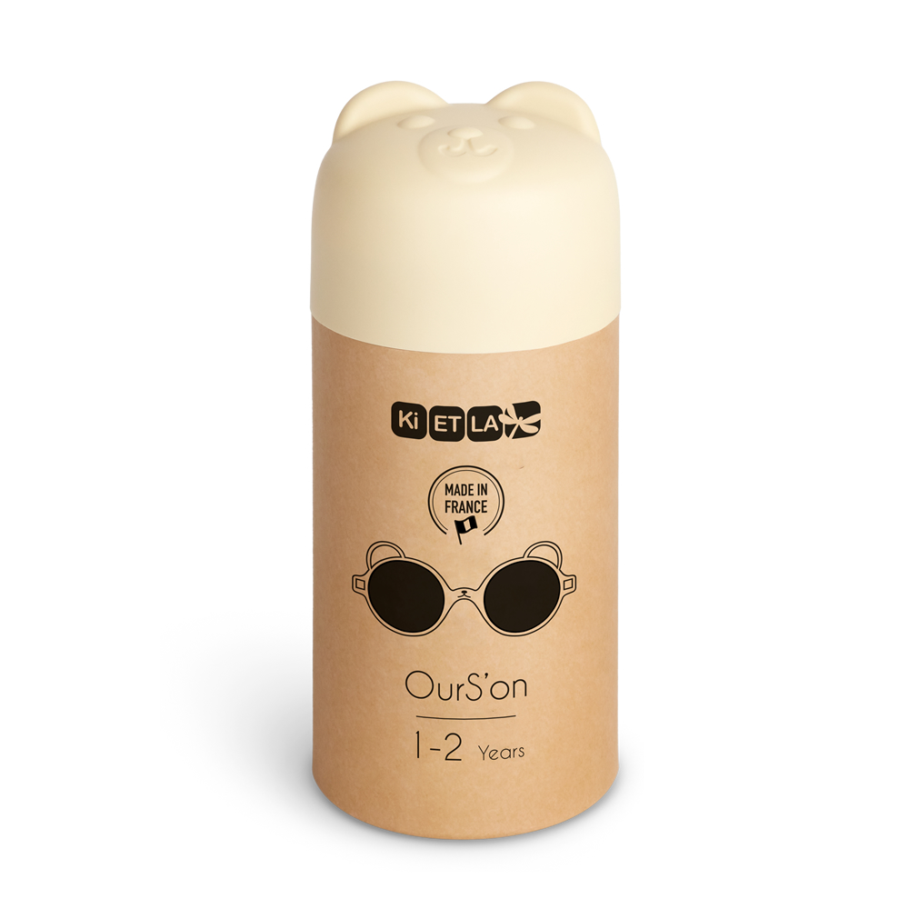 法國KiETLA OURS'ON萌貝熊幼兒太陽眼鏡(1-4Y 象牙白)3