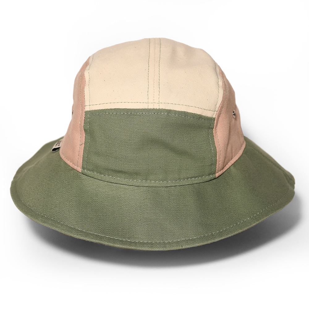 法國KiETLA 幼童休閒遮陽帽(天然棉白&粉&綠)2