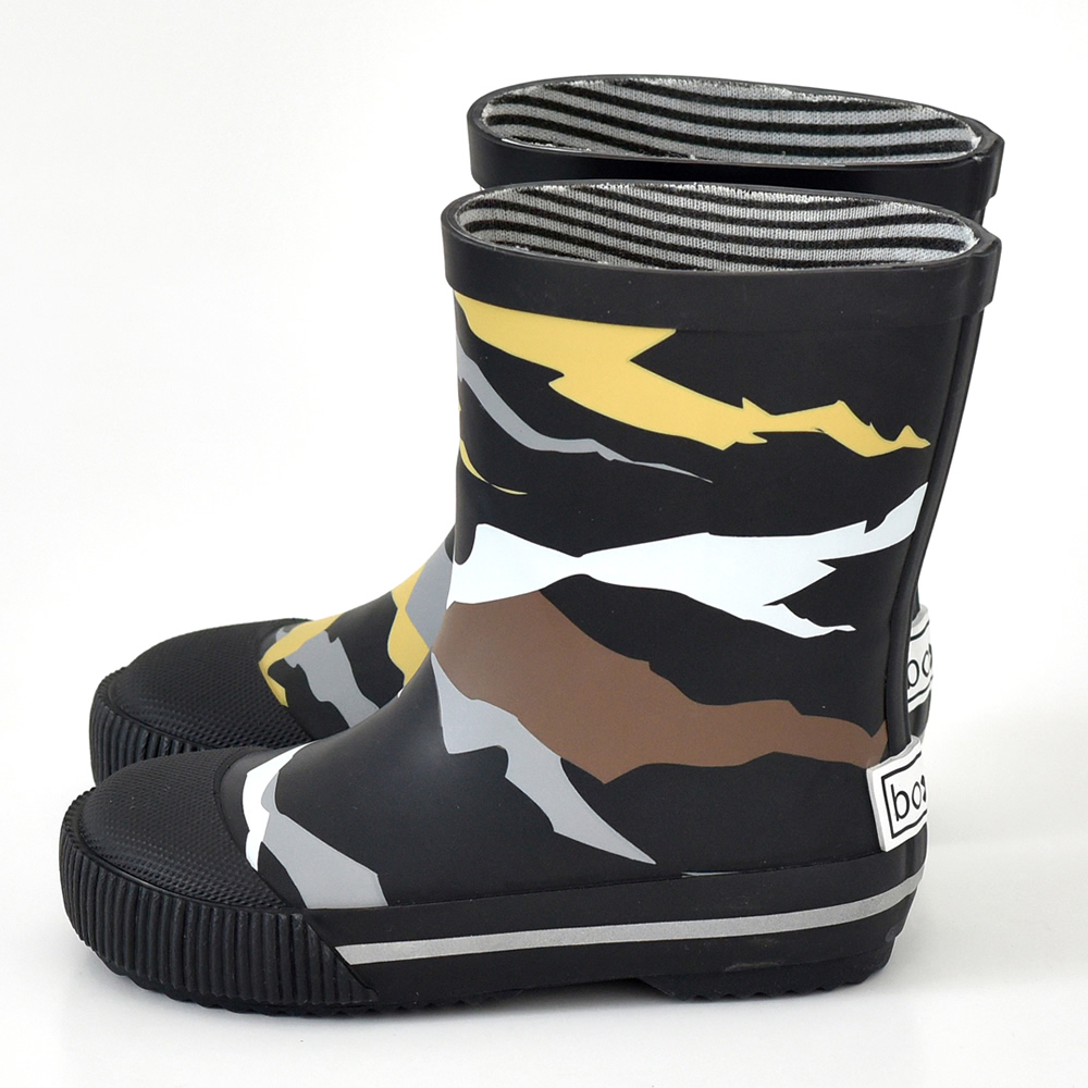 法國BOXBO MOUTAIN雨靴-愛時尚(迷彩黑)2