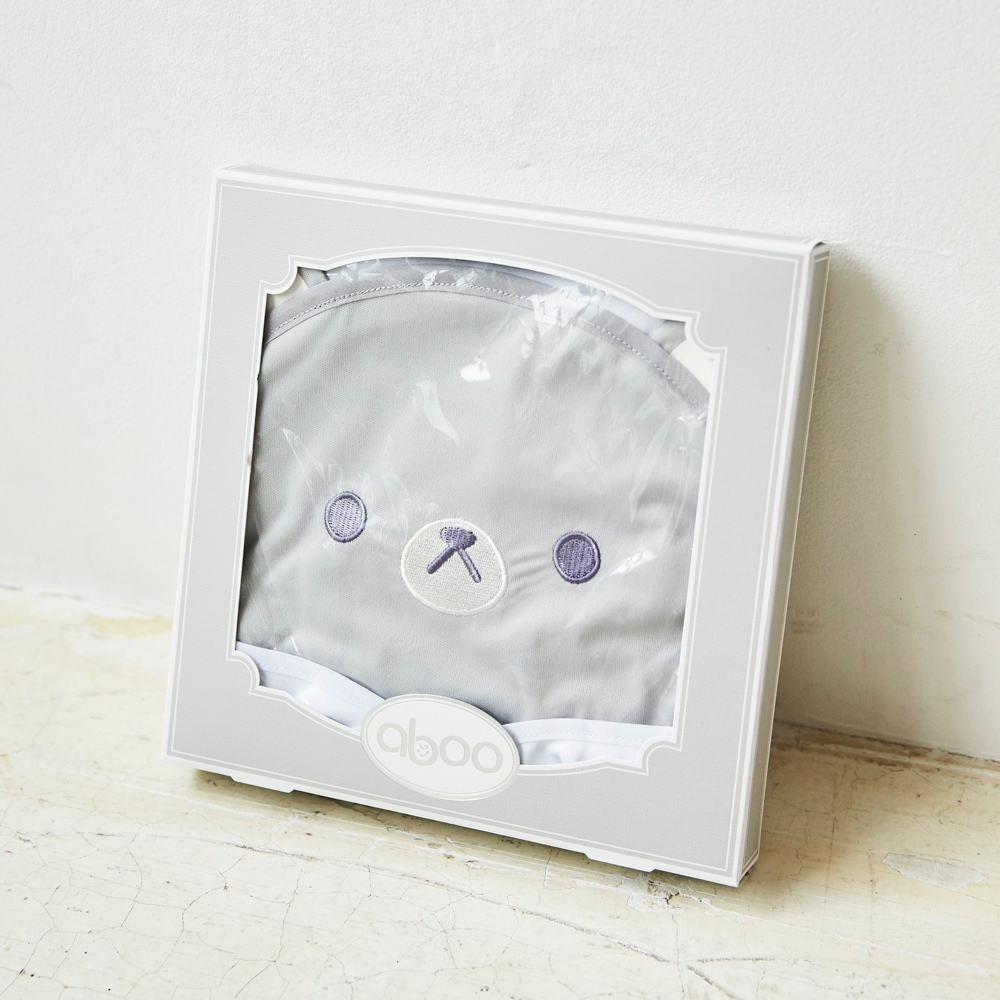 日本ABOO 動物造型長版圍裙(灰熊)13