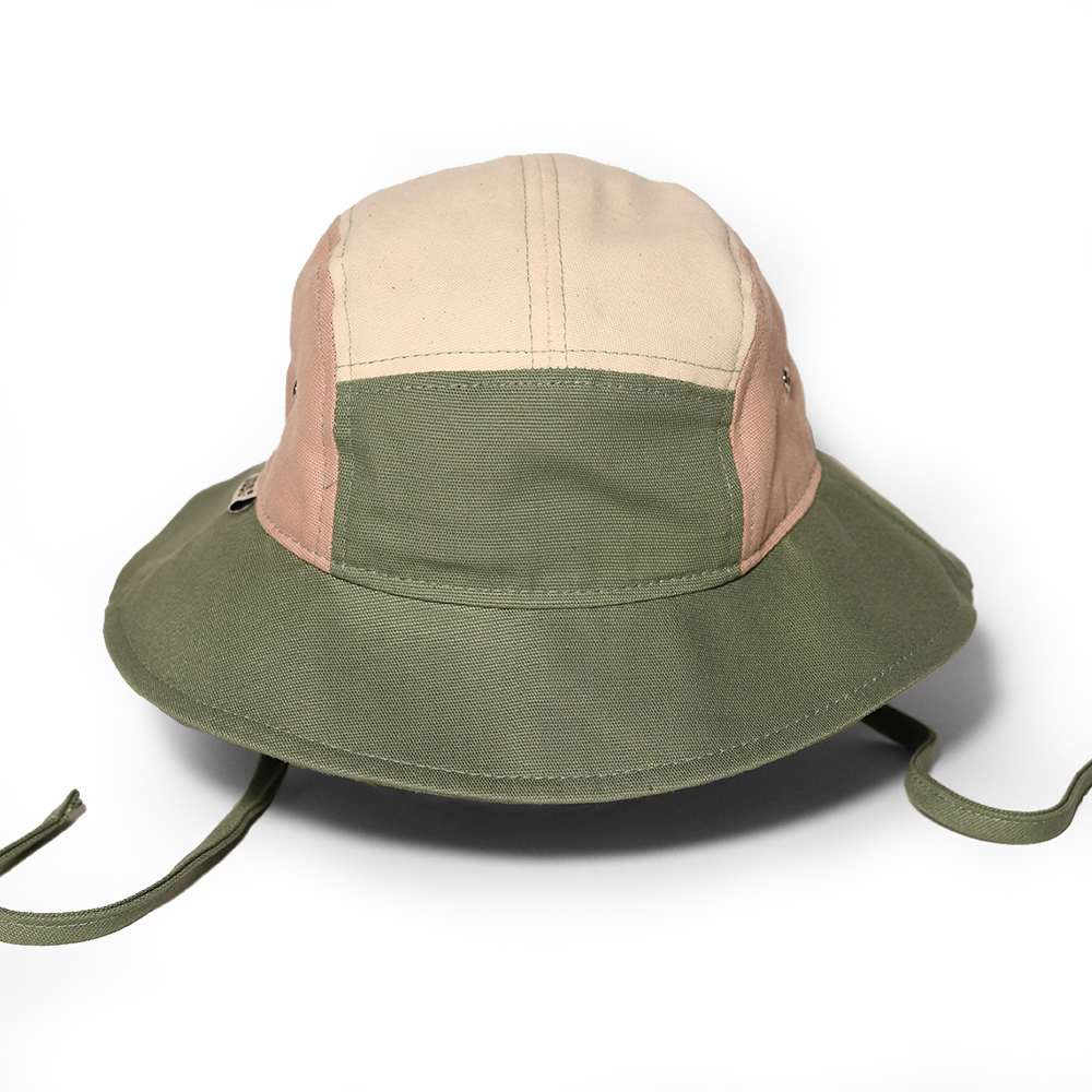 法國KiETLA 幼童休閒遮陽帽(天然棉白&粉&綠)4