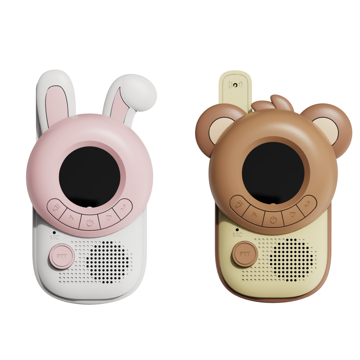 比利時TheZoofamily-WalkieTalkie 冒險家對講機(棕熊/花兔)1