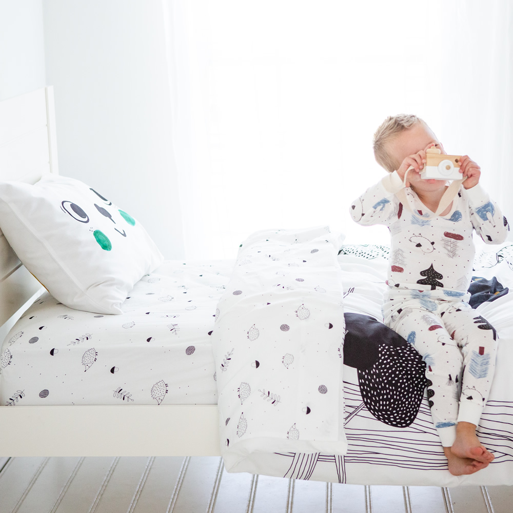 美國RookieHumans 純棉絲柔被套床包組Twin(森精靈之夢)5