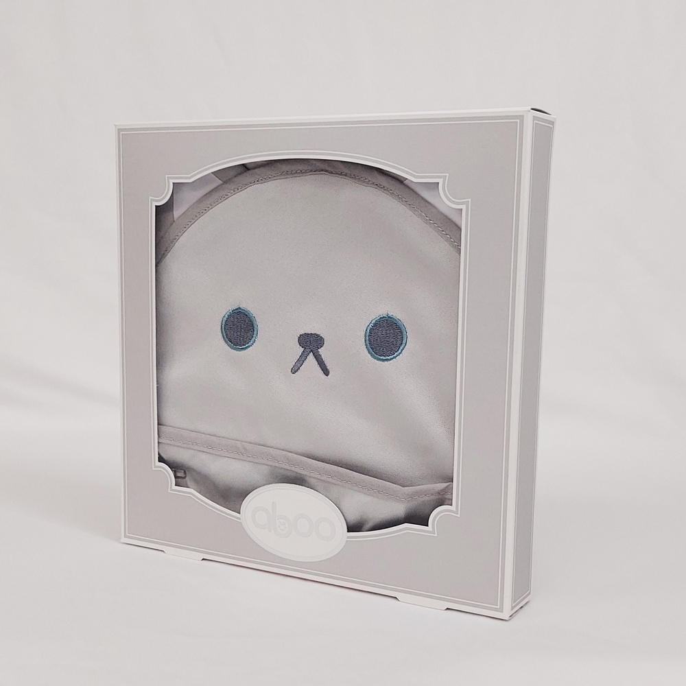 日本ABOO 動物造型長版圍裙(灰貓貓)10