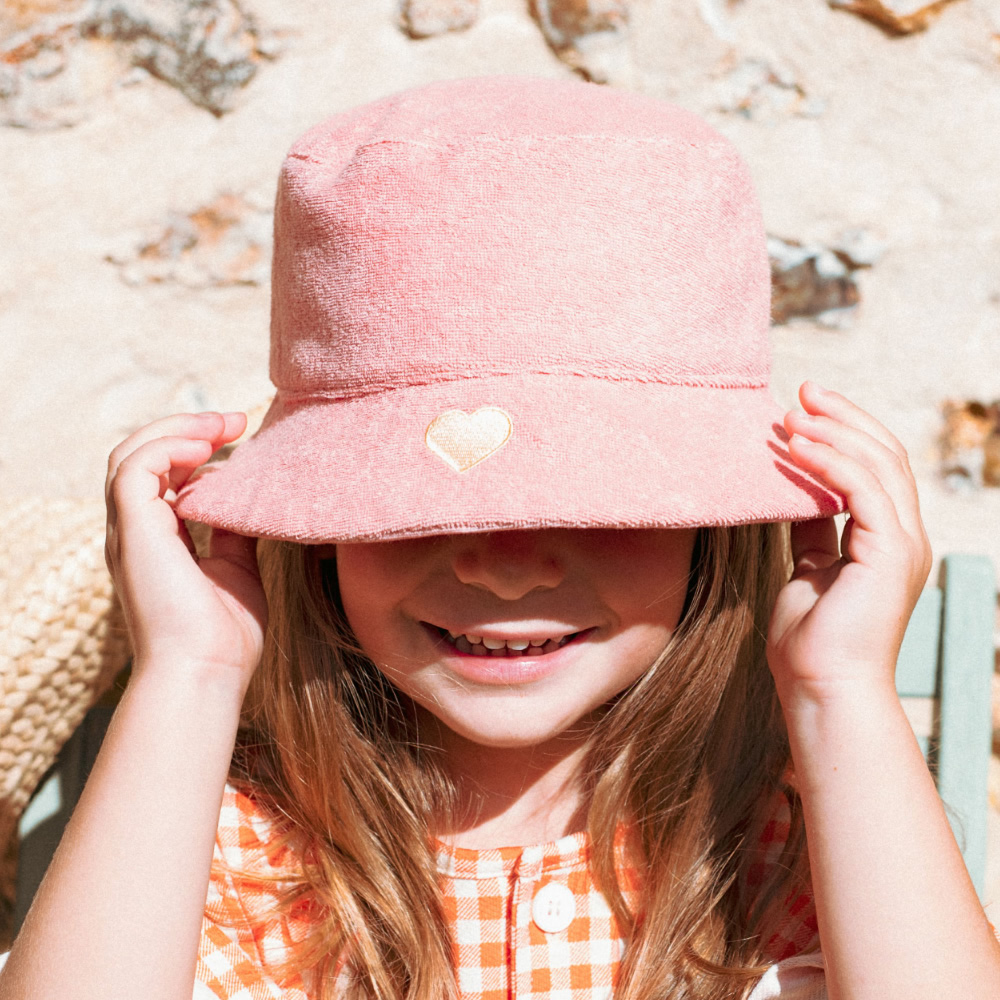 法國KiETLA BOB's雙面戴遮陽帽(紅甜心)5