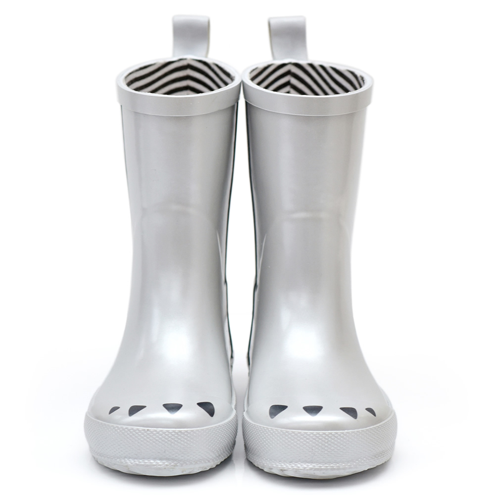 法國BOXBO MARINE STRIPE雨靴-愛時尚(星際銀)3