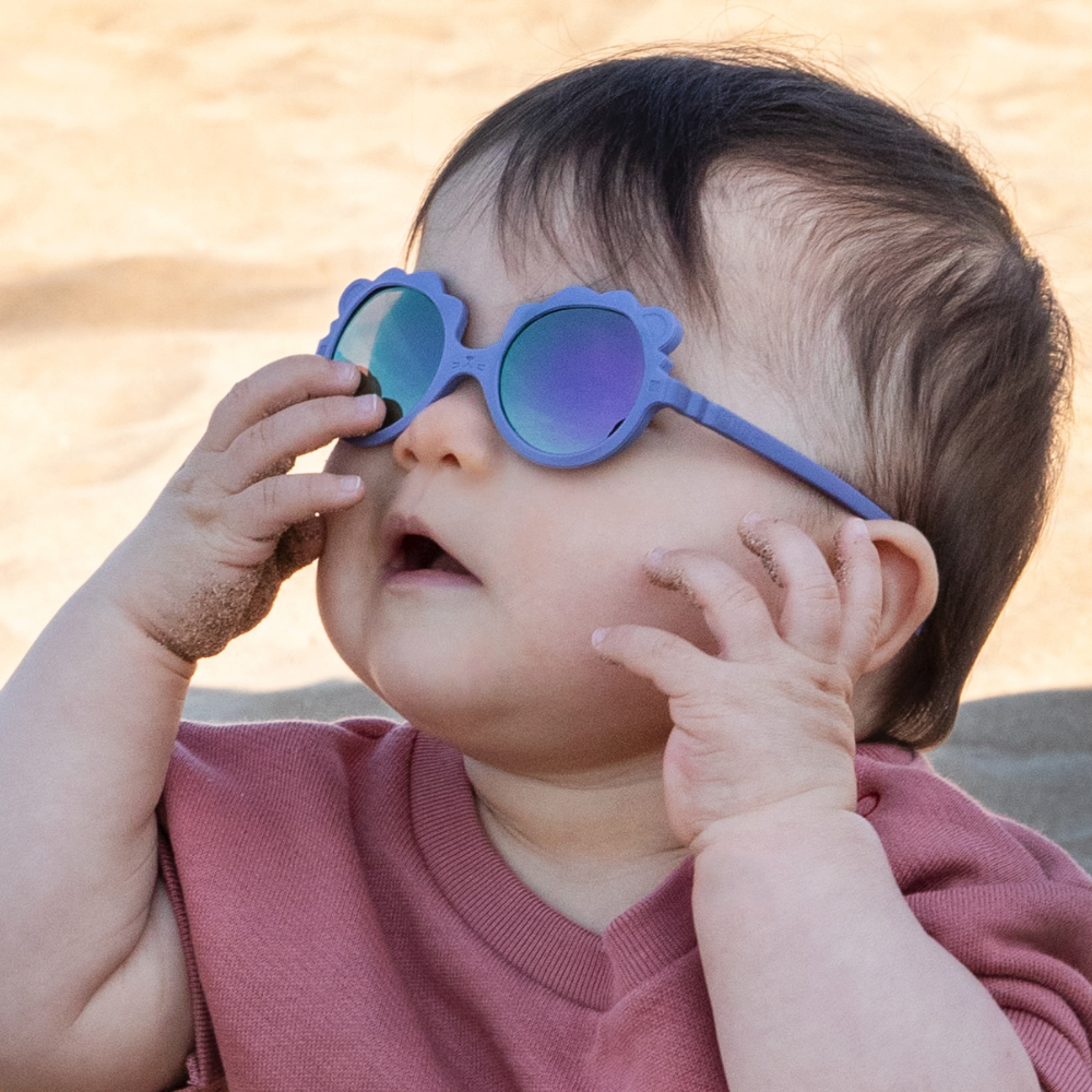 法國KiETLA LION萌貝獅幼兒太陽眼鏡(1-4Y 紫丁香)6