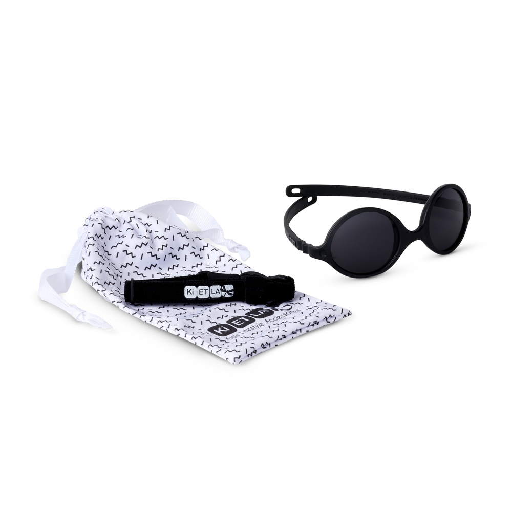 法國KiETLA 黛寶拉幼兒太陽眼鏡(0-12M/酷黑)4