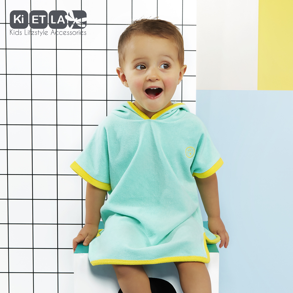 法國KiETLA 抗UV防曬輕鬆穿浴袍(薄荷綠)2