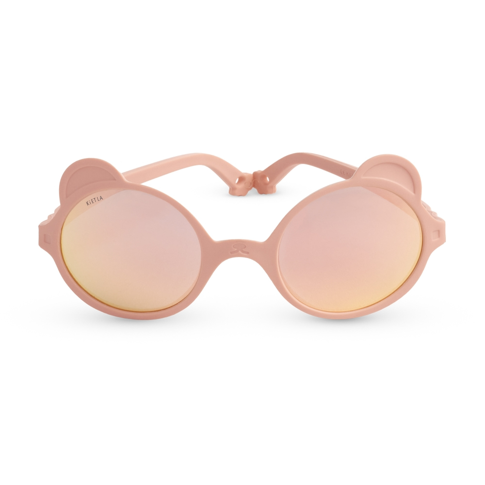 法國KiETLA OURS'ON萌貝熊幼兒太陽眼鏡(1-4Y 蜜桃粉)2