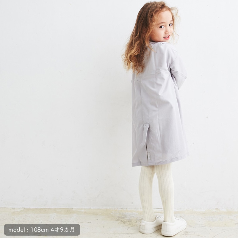 日本ABOO 動物造型長袖罩衫(淺灰貓貓)7