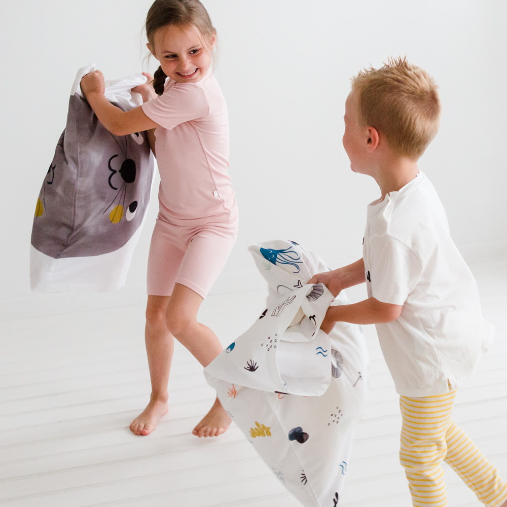 美國RookieHumans 純棉絲柔枕頭套/標準款(深海愛戀)5