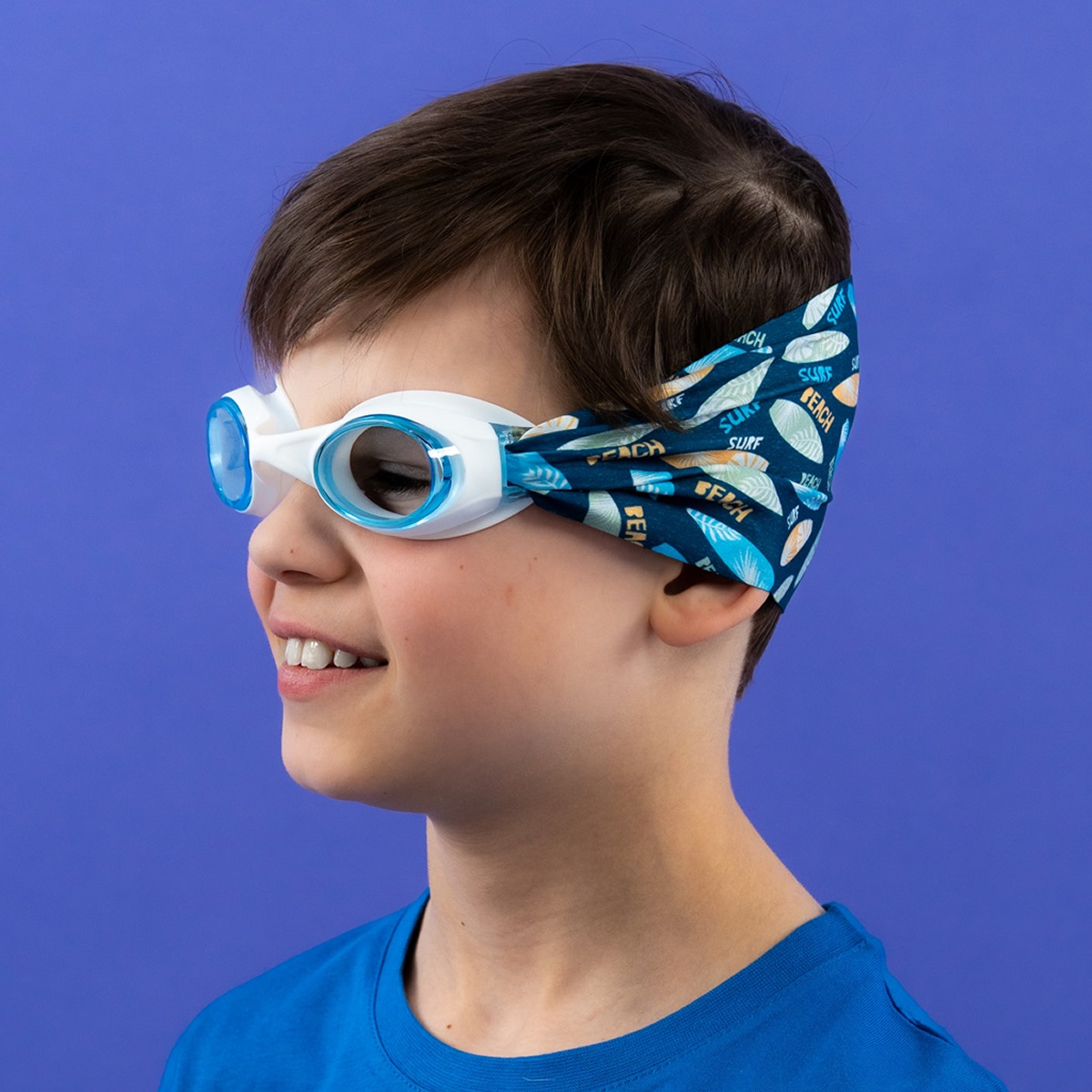 法國waterplops-兒童游泳泳鏡(衝浪選手/藍色)4