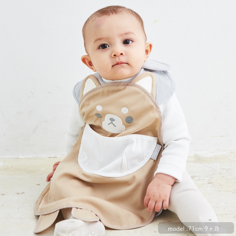 日本ABOO 動物造型長版圍裙(柴犬)4