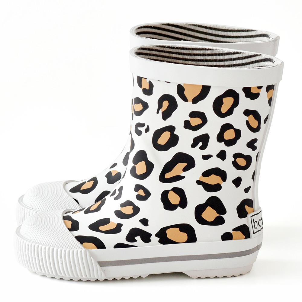 法國BOXBO LEON雨靴-愛時尚(豹紋白)2