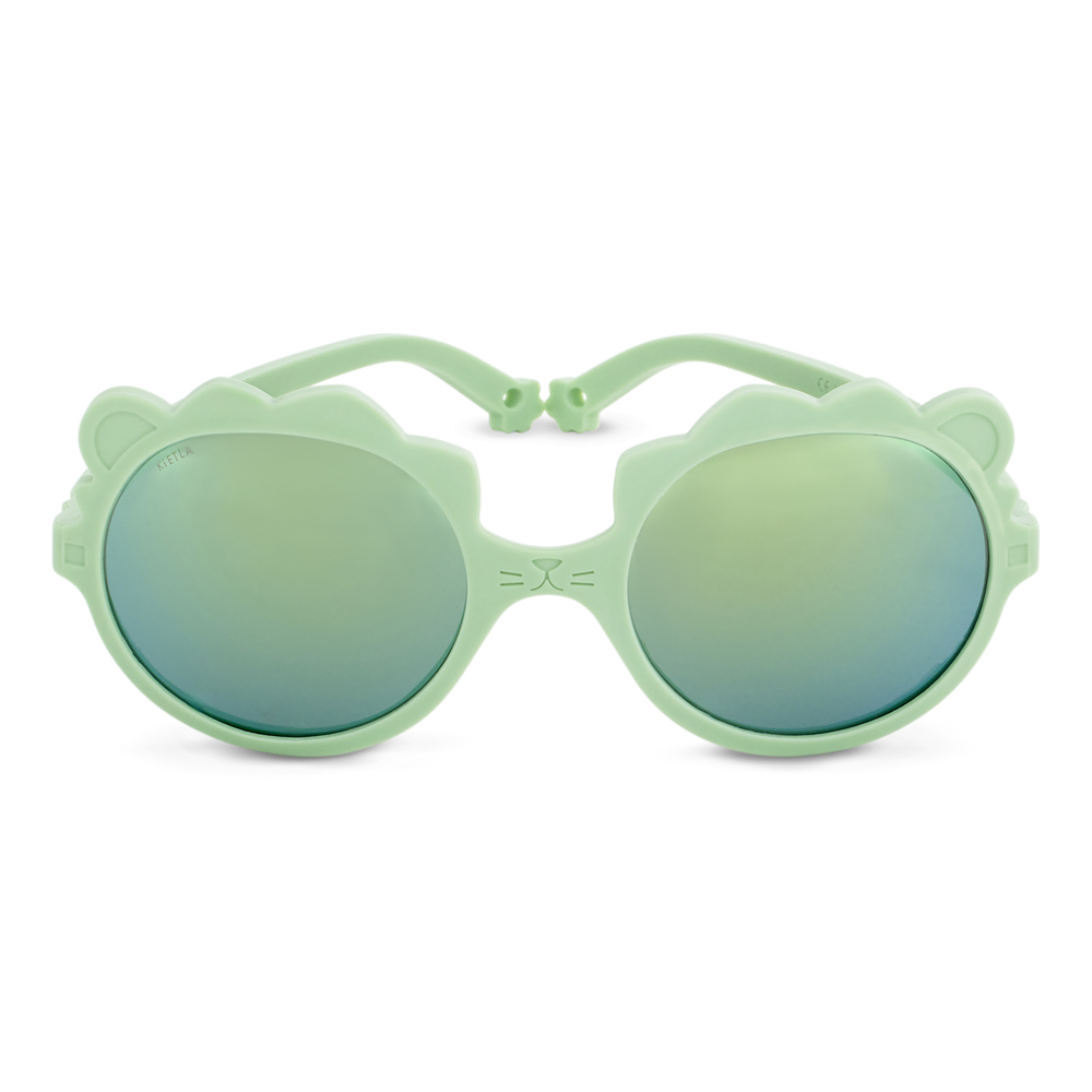 法國KiETLA LION萌貝獅幼兒太陽眼鏡(1-4Y 霧灰綠)2