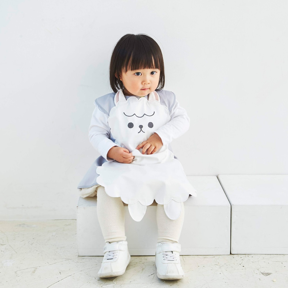 日本ABOO 動物造型長版圍裙(羊駝)5