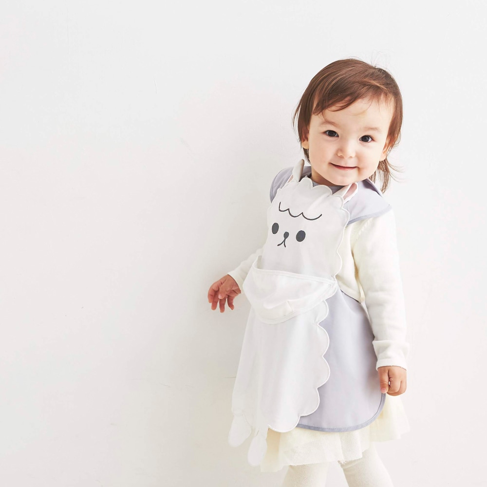 日本ABOO 動物造型長版圍裙(羊駝)2