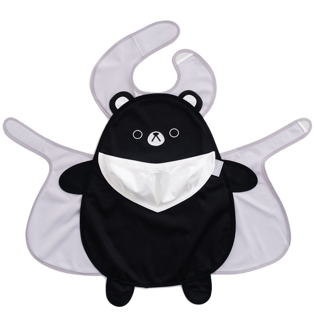 日本ABOO 動物造型長版圍裙(亞洲黑熊)10