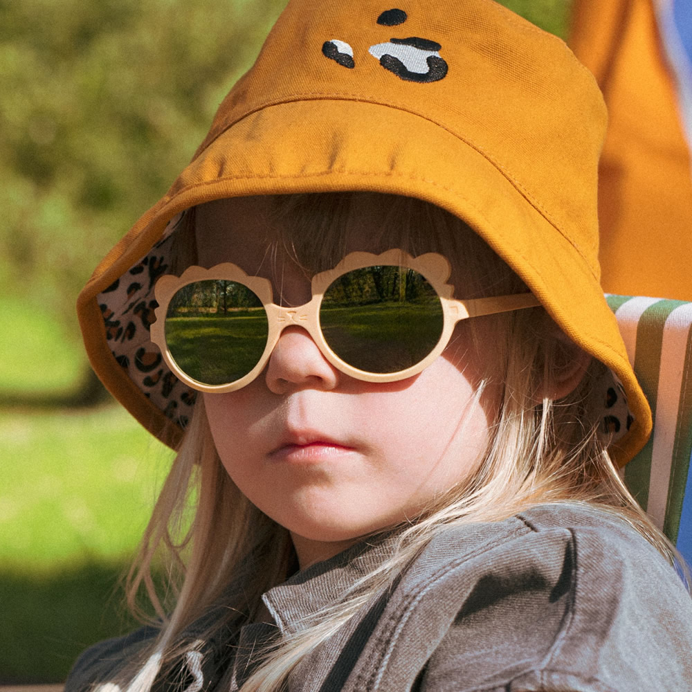 法國KiETLA LION萌貝獅幼兒太陽眼鏡(1-4Y 香草牛奶)5