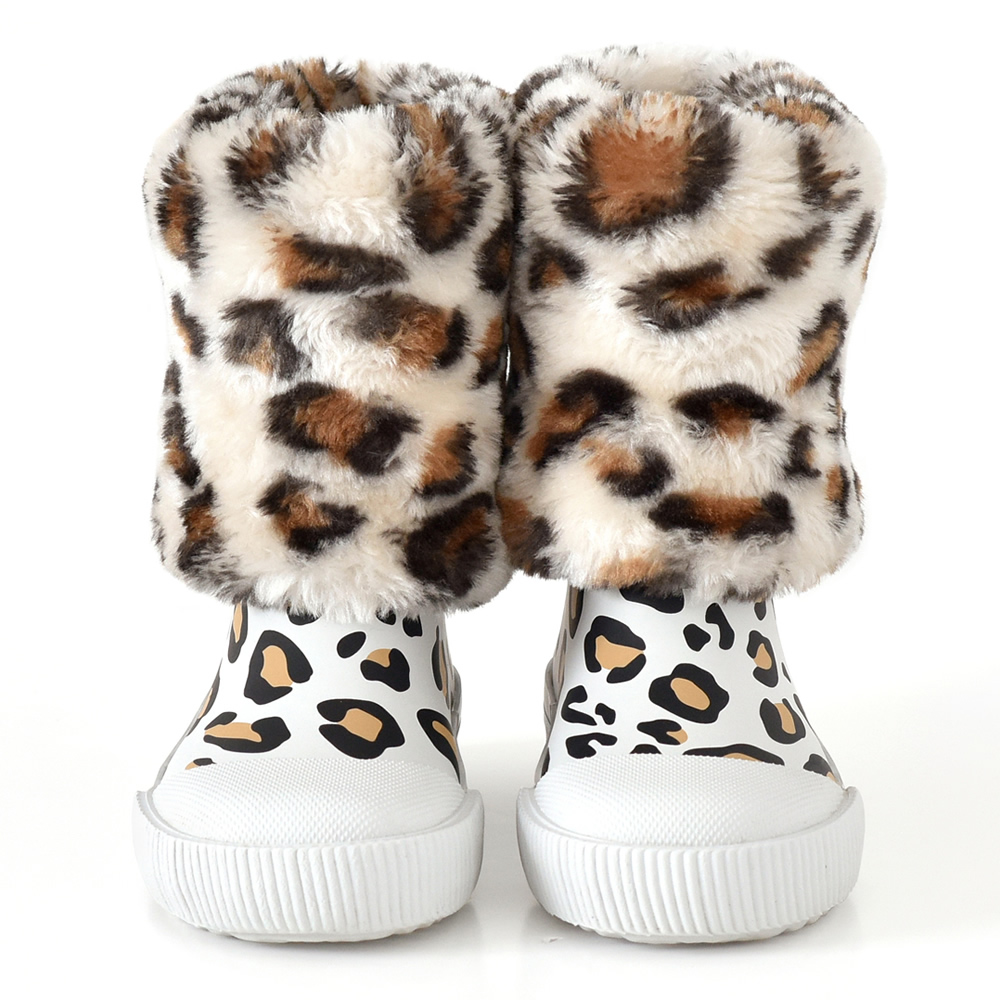 法國BOXBO LEON雨靴-愛時尚(豹紋白)5