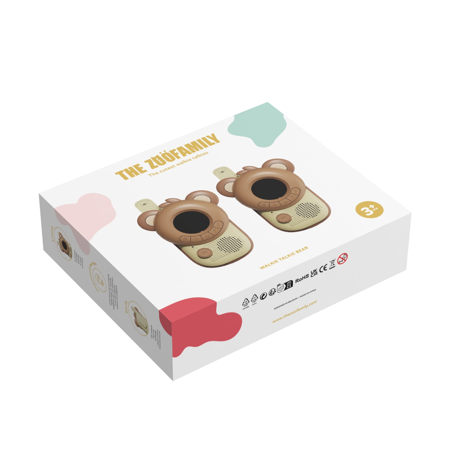比利時TheZoofamily-WalkieTalkie 冒險家對講機(棕熊)6