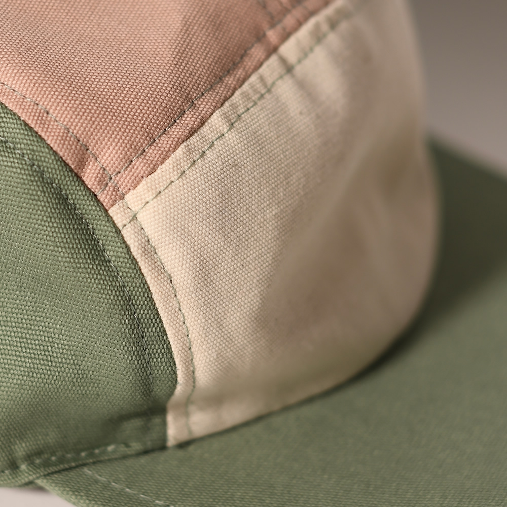 法國KiETLA 兒童遮陽棒球帽(天然棉白&粉&綠)3