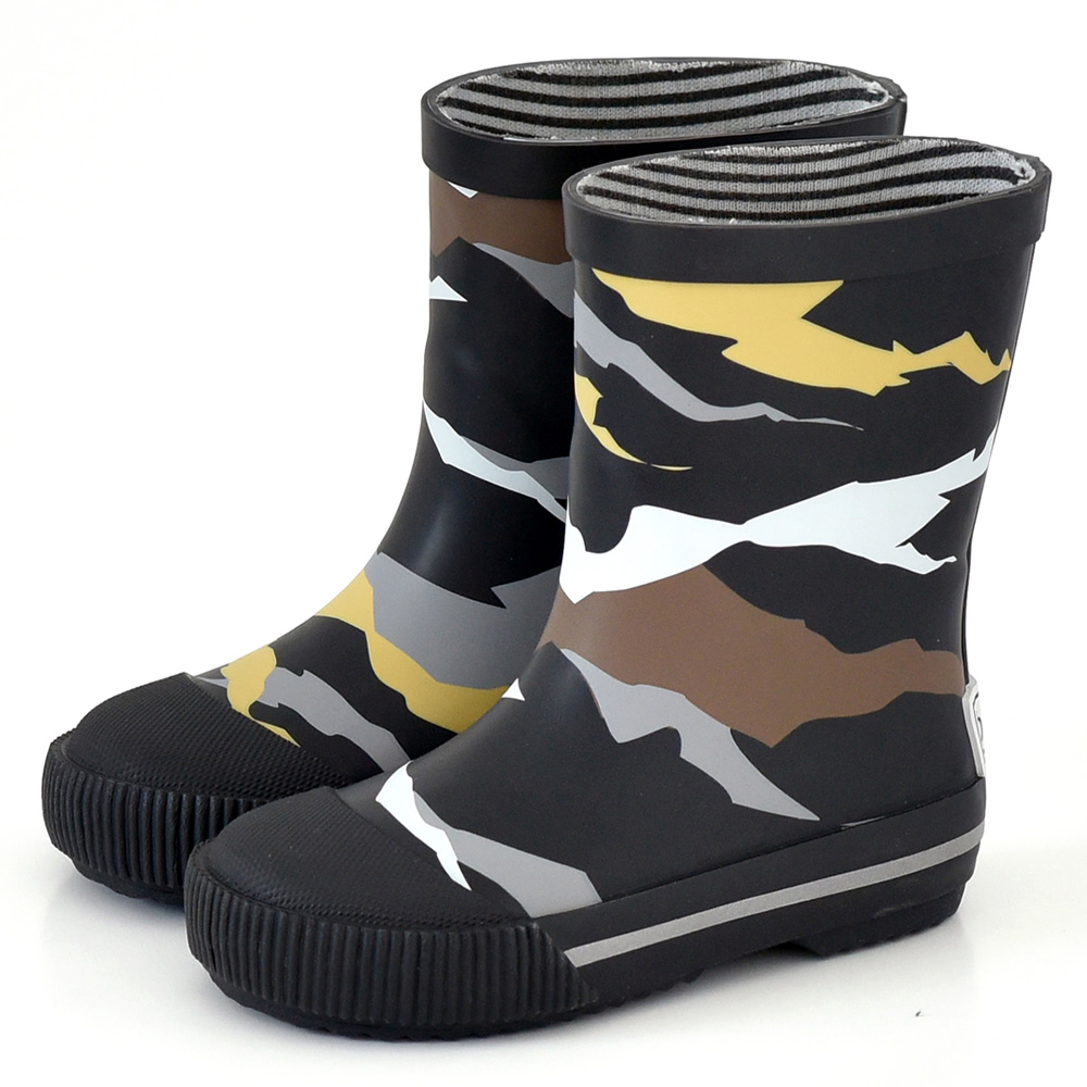 法國BOXBO MOUTAIN雨靴-愛時尚(迷彩黑)1