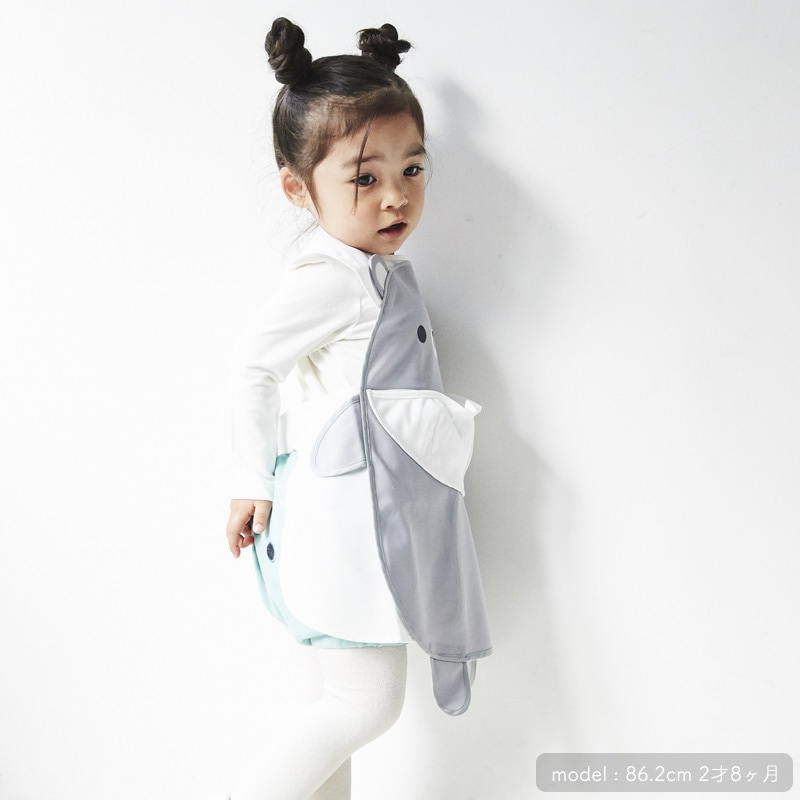 日本ABOO 動物造型長版圍裙(灰熊)2