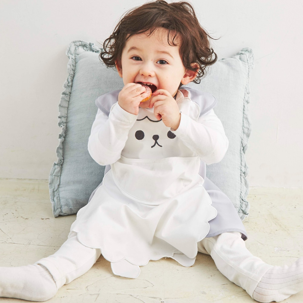 日本ABOO 動物造型長版圍裙(羊駝)8