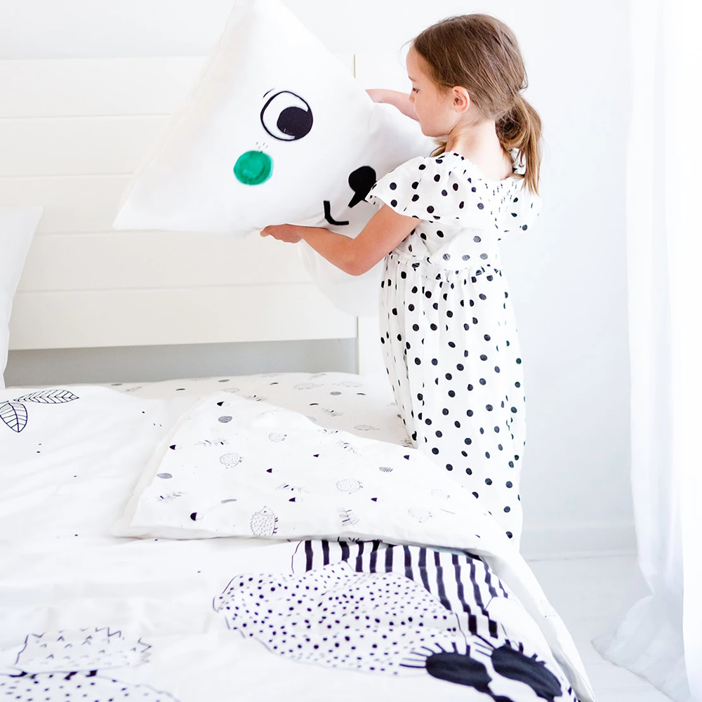 美國RookieHumans 純棉絲柔被套床包組Full(森精靈之夢)3