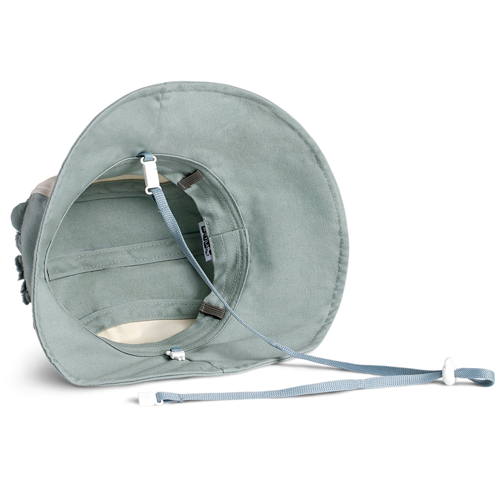 法國KiETLA BOB's萌貝貝遮陽帽(沉靜綠)沉靜綠3