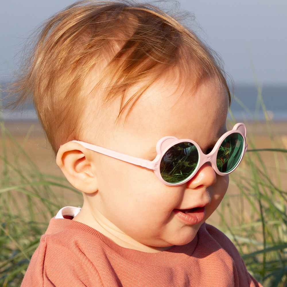 法國KiETLA OURS'ON萌貝熊幼兒太陽眼鏡(1-4Y 淺玫粉)5