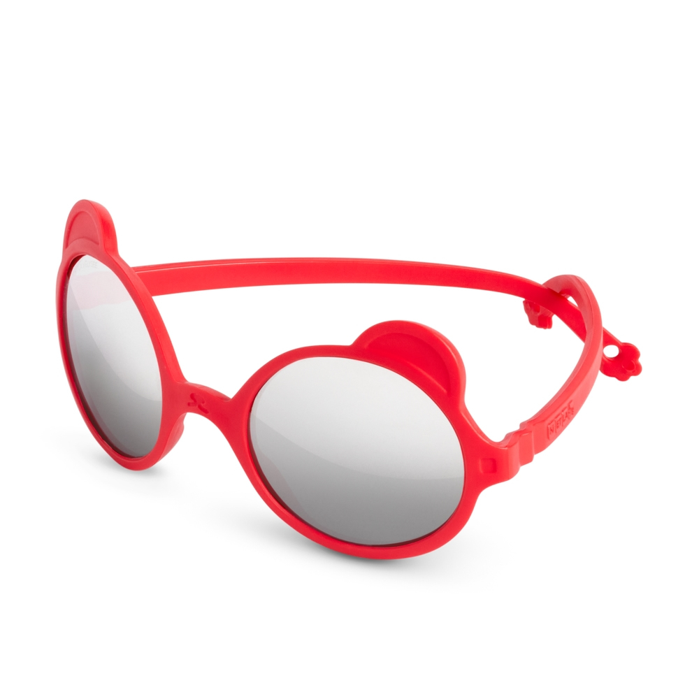 法國KiETLA OURS'ON萌貝熊幼兒太陽眼鏡(1-4Y 法國紅)1
